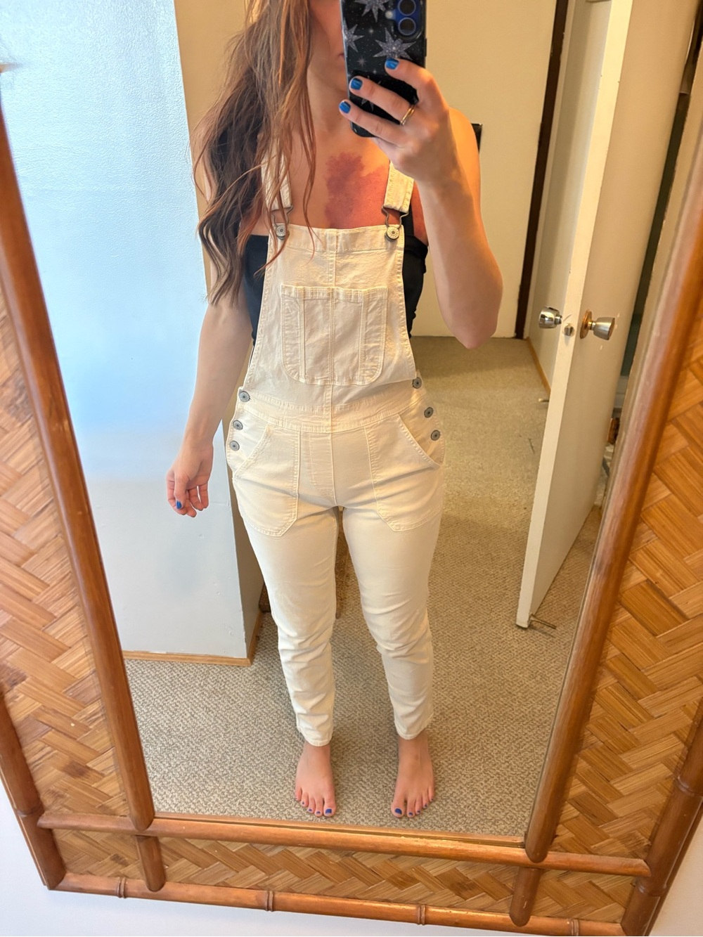 American Eagle Stretch Skinny Overalls